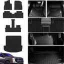 Floor Mats for 2026 Hyundai Palisade Gas Accessories, fit SESELSEL ConvenienceSEL PremiumLimitedXRTCalligraphy,TPE All Weather Protection Full Coverage Trunk Liner & Floor Liner for Palisade