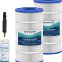 TidyMister Advanced Pool Filter Cartridge TM-9441 Compatible with C-9441,CX150XRE, SwimClear C150S, CS150E, PA150S, L x OD:23 5/16" x 10 1/4",150 Sq. Ft,2 Pack