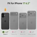 Wallet Case for iPhone 17 with Credit Card Holder,PU Leather Folio Flip Kickstand Protective Shockproof Cover for Apple 17 Phone Case (Brown, for iPhone 17-6.3'')