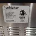 Ice Makers Countertop, 26.5Lbs/24H Ice Machine with 2 Sizes Bullet Ice, 9 Ice Cubes Release in 6 Mins, Self-Cleaning Portable Ice Maker with Ice Scoop and Basket for Home Kitchen Office Bar RV
