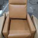 Sweetcrispy Recliner Chair, 360 Swivel Rocker Chair for Adults, Glider Rocker Recliners, Nursery Chairs for Living Room, High Back, Upholstered Deep Seat, Classical Brown