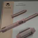 CALISTA EliteAir Hair Dryer, 3-in-1 Dry, Curl & Volumize, Ionic (Pink) | 2 speeds, 3 heat settings (85-195); 2 curling barrels + brush attachment; cool shot button; lightweight, easy clean