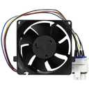 WR60X35205 Refrigerator Evaporator Fan Motor Compatible with GE Replace WR60X20880 WR60X24723 WR60X26281 WR60X29099 WR60X35665 Refrigerator Fan Motor DAZB0838RCMPG03 197D9873P005