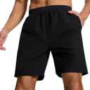 Men's Running Athletic Workout Gym Shorts Lightweight Quick Dry for Men Active with Hidden Zip Pocket, XXL