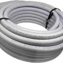 Sealproof 1" Dia Flexible PVC Pipe, Pool and Spa Hose Tubing for Hot Tubs and Swimming Pools, Premium Hose Made In USA, 1-Inch, 100 FT, White