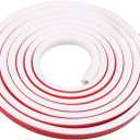 Wall Cord Hider, Self-Adhesive Wire Cover Raceway for Walls, White Wire Cover Raceway, Flame Retardant PVC Material Hiding Wall Mount TV Powers Cords in Home Office, W0.59 H0.39in (9.8Ft)