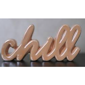 Ceramic Sign Set of 4 7x3