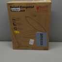 Ccbello ELONGATED Toilet Seat Risers for Seniors, Slow Close, Elevated Toilet Seat, Heavy Duty, Never Loosen, Raised Toilet Seat Elongated Bowl, White(18.5”)