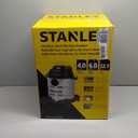 Stanley SL18116 Wet/Dry Vacuum, 6 Gallon, 4 Horsepower, Stainless Steel Tank, 4.0 HP, Silver+yellow