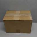 2 Pack Storage Stackable with Bamboo Top for Kitchen Laundry Room Organizers, Large Bag Holder and Garbage Bag Dispenser