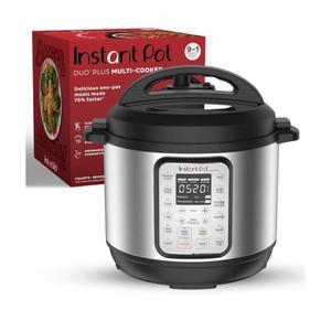 Instant Pot Duo Plus 9-in-1 Multicooker, Pressure Cooker, Slow Cook, Rice Maker, Steamer, Sauté, Yogurt, Warmer & Sterilizer