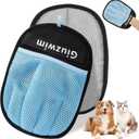 Pet Hair Removal Glove,Upgraded Five-Finger Electrostatic Pet Hair Removal Gloves,Cat and Dog Hair Removal Device,Cat Beauty Gloves,Suitable for Sofa&Furniture&Clothing Magic Brush (2PCS)