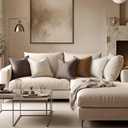 MIULEE Dark Coffee Velvet Throw Pillow Covers 20x20 Taupe Neutral Soft Decorative Solid Square Cushion Cases Pack of 2 Modern Luxury Home Decor for Couch, Sofa, Bedroom