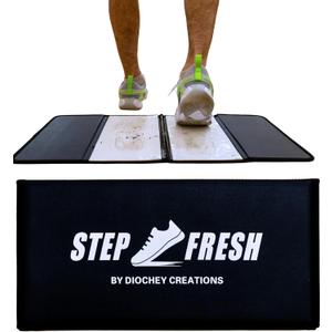 Portable Basketball Sticky Mat for Basketball Shoes | 120 Traction Sheets | Non Slip Mat for Improved Traction On Sports Courts (Traction Mat & Sticky Sheets)