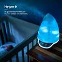 Babymoov Hygro Plus Cool Mist Humidifier 3-in-1 Humidity Control, Multicolored Night Light & Essential Oil Diffuser Easy Use and Care (NO Filter Needed)