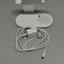 GUSGU 3 in 1 Charging Station for MagSafe Wireless Charger with Three-Level Night Light, 15W Max Fast Charging for iPhone 17/16/15/14/13/, Apple Watch Series 2-11/SE 3/ Ultra 3, AirPods Pro 3-Gray (White)