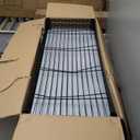 SONGMICS 6-Tier Storage Shelves, Wire Shelving Unit, Kitchen Metal Shelves, Storage Rack with Adjustable Shelves, Shelf Liners, 8 Hooks, for Garage, 13.8 x 35.4 x 69.7 Inches, Black ULGR096B01