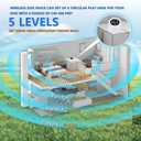 Plkm Wireless Dog Fence Pet Electric 2026 Newest Intelligent Containment System, Dog Out of Range Reminder Transmitter AI Smart Alarm, 360 Strong Signal Coverage, Display Receiver Battery Level