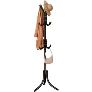 Simple vertical floor -to -ceiling cloak rack, household door at the door of the house, multi -function storage rack in the living room office