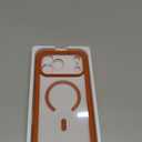 Miracase for iPhone 17 Pro Max Case 6.9" Full-Body Phone Case with Built-in Glass Screen Protector& Full Camera Protector,[Magnetic with MagSafe] Drop Proof 17 ProMax Cover, Orange