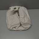 BAGSMART Travel Toiletry Bag, Puffy Large Toiletry Bag for Women, Lightweight Cosmetic Makeup Bag Organizer with Handle for Traveling, Accessories, Essentials, Toiletries （Beige