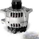 373002B760 12V 110A Alternator Replacement Compatible with Hyundai V-eloster 1.6L 2013 2014 2015 2016 2017, Kia Forte Koup Forte5 Rio Soul 2012-2017, CW, 6-GroovePulley, Replace# 37300-2B760 2616559