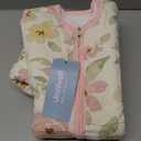 Baby Sleep Sack 18-24 Months TOG 2.5 Winter Baby Wearable Blanket, 100% Cotton Toddler Sleeping Sack with 2-Way Zipper Warm Soft Pink Flowers (X-Large)