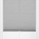DEZ FURNISHINGS Cordless 1" Light Filtering Cellular Shade, 26"W x 64"H, Gray Cloud