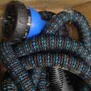 Flexi Hose Expandable Garden Hose with 8 Function Nozzle, 25FT - Lightweight Retractable Garden Hose, Water Hose - No-Kink Flexibility, 3/4 Inch Solid Brass Fittings and Double Latex Core