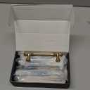 Asidrama 10 Pack 3.75 Inch(96mm) Champagne Bronze Kitchen Cabinet Handles,Brushed Brass Cabinet Pulls Kitchen Cabinet Hardware for Cupboard Gold Drawer Pulls