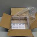 STORi Clear Plastic Small Countertop Vanity Makeup Organizer, Compact Rectangular 4-Compartment Holder for Brushes, Eyeshadow Palettes, & Beauty Supplies, Made in USA (7Lx6Wx3.13H)