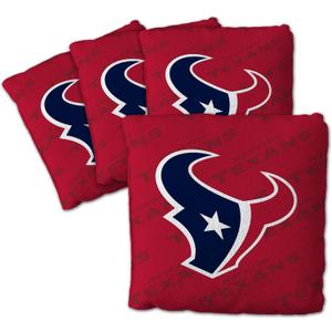 YouTheFan NFL Cornhole Bags 4PK (Houston Texans - Red)