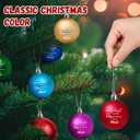 Jenaai 12 Set Christmas Appreciation Gifts for Employees Coworkers Staff Ball Ornaments for Christmas Tree So Grateful for The Difference You're Made, with Organza Bags & Thank You Cards