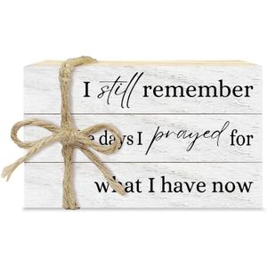 Mini Decorative Books For Home Decor, Small Coffee Table Faux Wood Book Stack Decor, I Still Remember Modern Stacked Decoration, Stacked Display For Shelf Mantel Nightstand, Three Pieces -A(01)