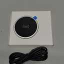 Wireless Magnetic Charger Desk Mount 15W Fast Charger for iPhone 17 16 Pro Max 15 14 13 12 Series,Magnet Qi Charging Pad/Station for AirPods,Recessed Hidden Under Desktop Hole Save Nightstand Space