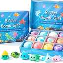 12 Pack Bath Bombs with Toys Inside,2026 Upgraded Bubble Bath Fizzies with Surprise Spring Toys Inside, Gentle Kids Bath Bombs for Boys & Girls, Birthday Gifts & Party Favors