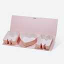 Geoto 6 Pack 17.3"x6"x2" Pink/Red/White Creative Mother's Day Packaging Idea Fillable MOM Letter Shaped Gift Boxes (Pink), 1 count