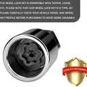 D-Wheel Locking Lug Nut Removal Tool Key for Toyota, Professional Anti-Theft Lock Nut Remover Socket, Lost Wheel Lock Key Replacement for Tacoma, Camry, Corolla, Tundra, Automotive Tools