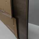 41.3" Folding Coffee Table with Safety Buckles, Low Coffee Table, Portable Floor Table, for Sitting on The Floor, for Living Room, Bedroom, Balcony, Caravan, Greige and Black TKF01BG