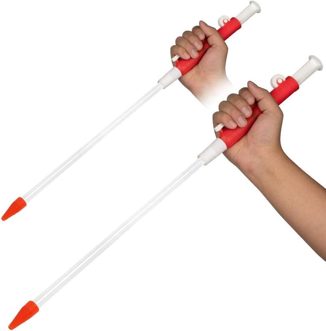 Aquarium Choice Coral Feeder Long Syringe Tube Upgraded Version 58CM/22.83Inch Length Two Units(Patented Product)