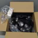 Mlambert 3-Color in 1 Solar String Lights Outdoor Waterproof Dimmable, 48ft Remote LED Patio Lights,15 Hanging Sockets Shatterproof Light for Backyard