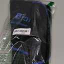 Biange Waist Trainer for Women Men Sweat Belt Waist Trimmer Belly Band Stomach Wraps (L(45  9), 1 * Blue & Black)