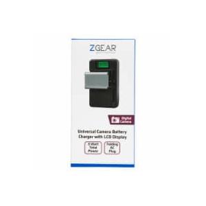 Zgear Universal Camera Battery Charger With LCD Display