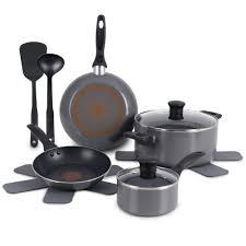 T-Fal Pure Cook NS Grey 10Pc Set