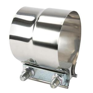 TIROL 2.75 inch Exhaust Clamp, 2 3/4 Exhaust Clamp Stainless Steel Narrow Band Muffler Clamp for 2.75" OD Exhaust Pipe, Muffler Pipe