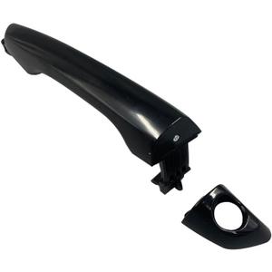 Front Left Driver Side Exterior Door Handle Black Compatible with Hyundai Elantra 2017-2022