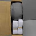 Sunolga 2-Pack 38" Door Draft Stopper Blocks Hot and Cold Air with Removable Washable Cover for Gaps Up to 3", All-Season Seal for Noise, Wind, Door Sweep for Bottom of Door, Home Essentials, Gray