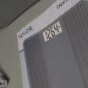 Taylor Glass Textured Paint Herringbone Design Digital Bathroom Scale, Gray, 5273274