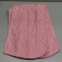 Scarf for Women Winter- Warm Thick Knit Winter Scarf for Women Wraps Chunky (Pink)