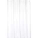 Barossa Design Waterproof Fabric Stall Shower Curtain Liner Microfiber 48" W x 72" H - Hotel Quality, Machine Washable, White Shower Liner for Bath Tub, 48x72